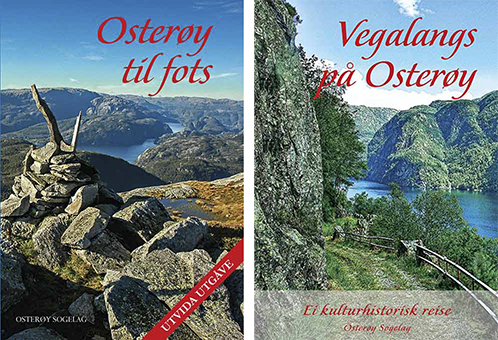 Osterøy-pakke - 'Osterøy til fots' og 'Vegalangs på Osterøy' - Trykk på biletet for å lata att